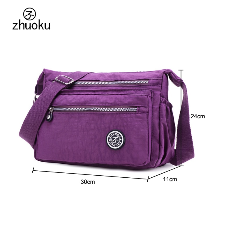 Frauen Bote Taschen Mini Damen Nylon Handtaschen Schulter Tasche Für Frauen Tote Handtasche Bolsas Feminina Umhängetaschen