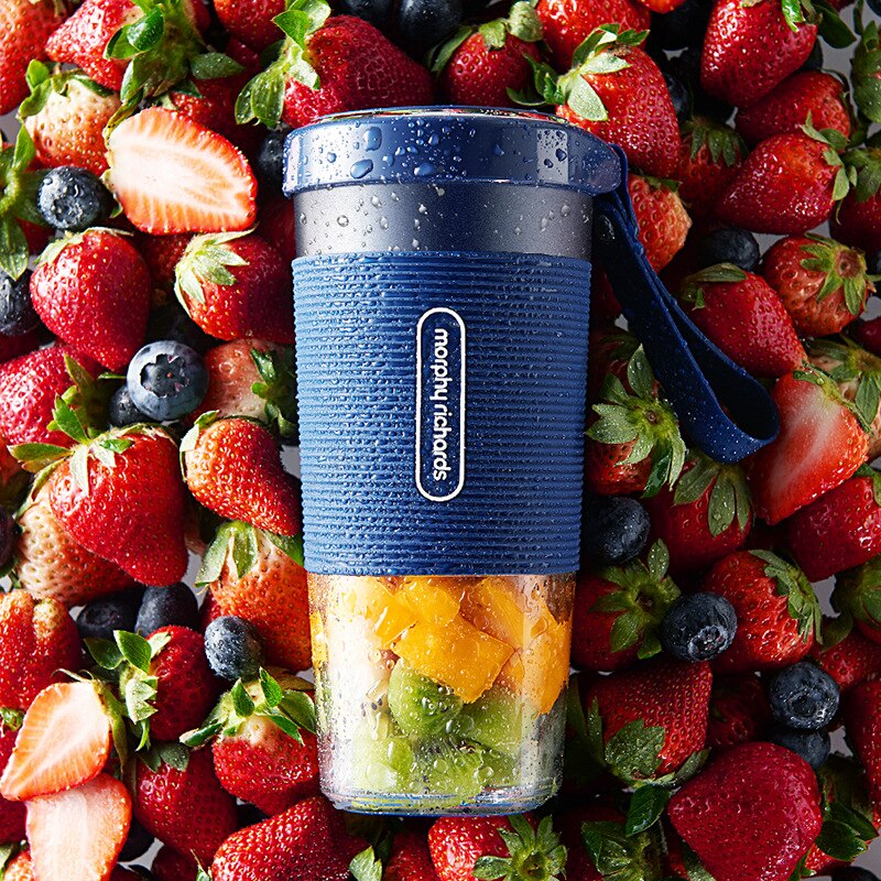 Mini Juice Maker Food Blender DC7.4V 300ml Portable Wireless Juicer Juice Milkshake Mixer 1400mAh Battery