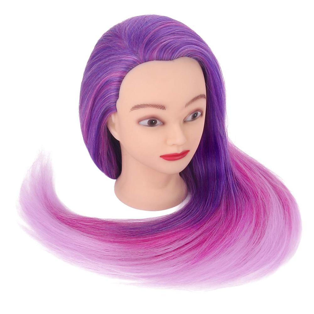 29.5 Inch Dummy Doll Mannequin Manikin Practice Styling Hairdressing Training Head Braiding Hair Head with Clamp
