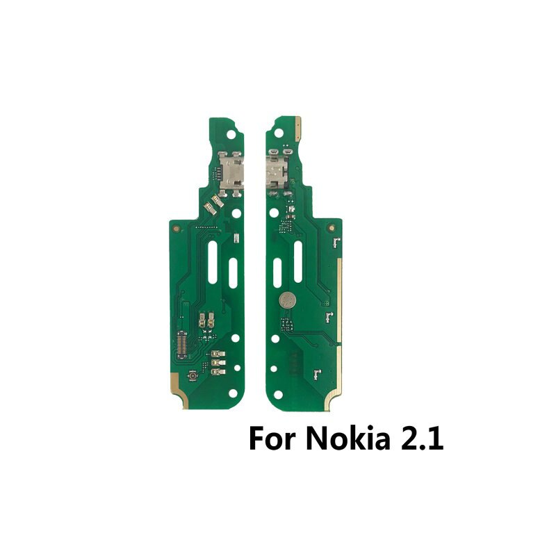 USB Lade-Port Dock Jack Connector Aufladen Bord Flex Mit Mikrofon Für Nokia 3 3,1 2 2,1 5 5,1 6 7 Plus 7 Plus 8 X5 X6 X7: For Nokia 2.1