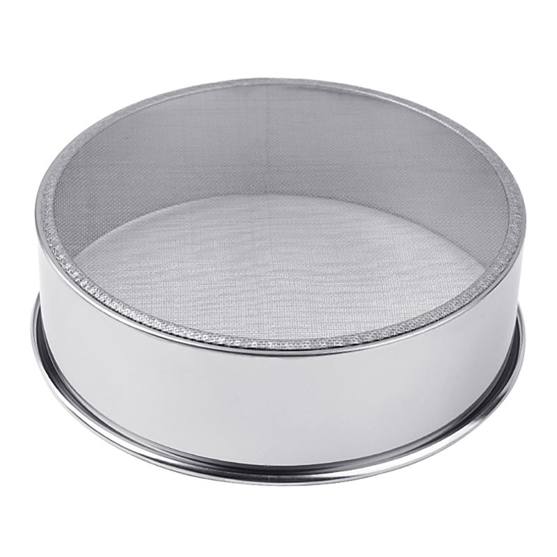 Colador de harina de acero inoxidable cedazo de malla fina para aceite colador tamiz para hornear pasteles utensilios de cocina E15B