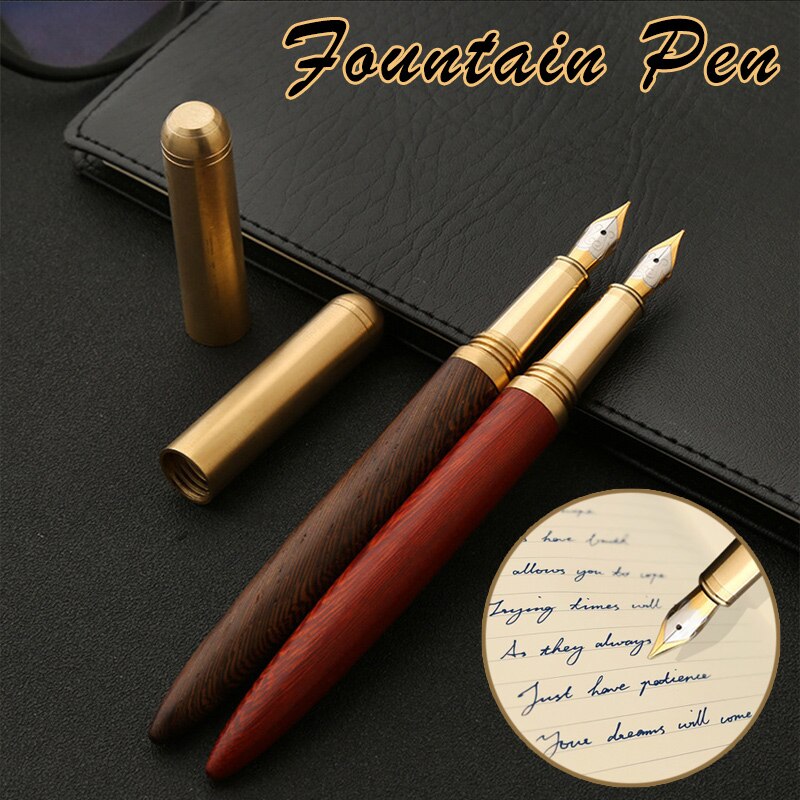 Pluma estilográfica de portátil suave para mujeres hombres estudiantes Escritura de negocios D6