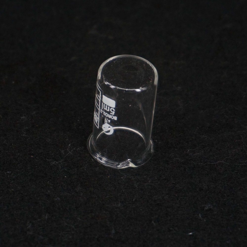 5ML Low Form Beaker Chemistry Lab G3.3 Borosilicate Glass Heavy Wall