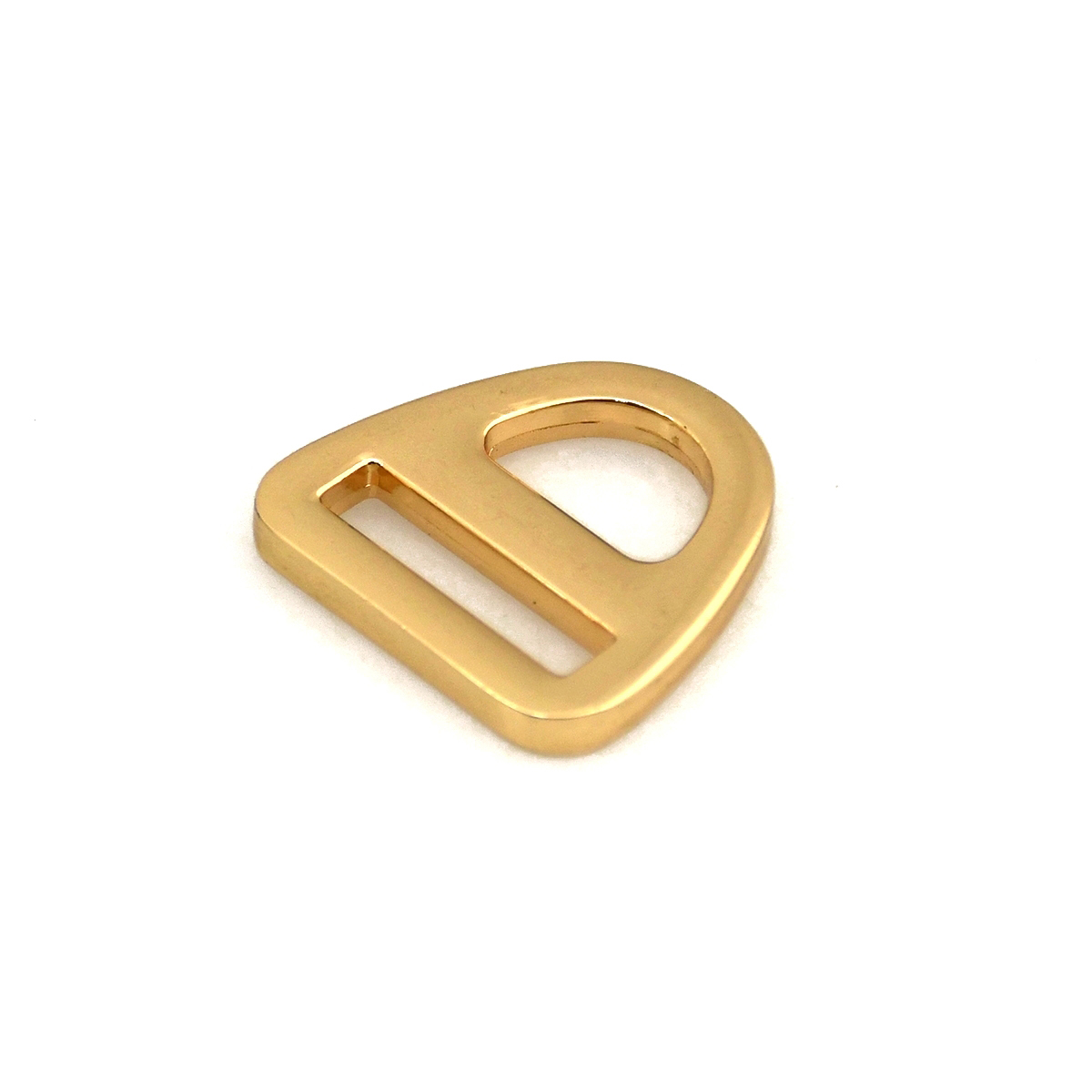 1 stücke Metall Dreieck Ring Schnalle &quot;EINE&quot; bilden Schnalle für Gurtband Leder Handwerk Tasche Gurt Gürtel Bekleidungs gepäck Zubehör: innere Durchmesser 19mm / hell Gold