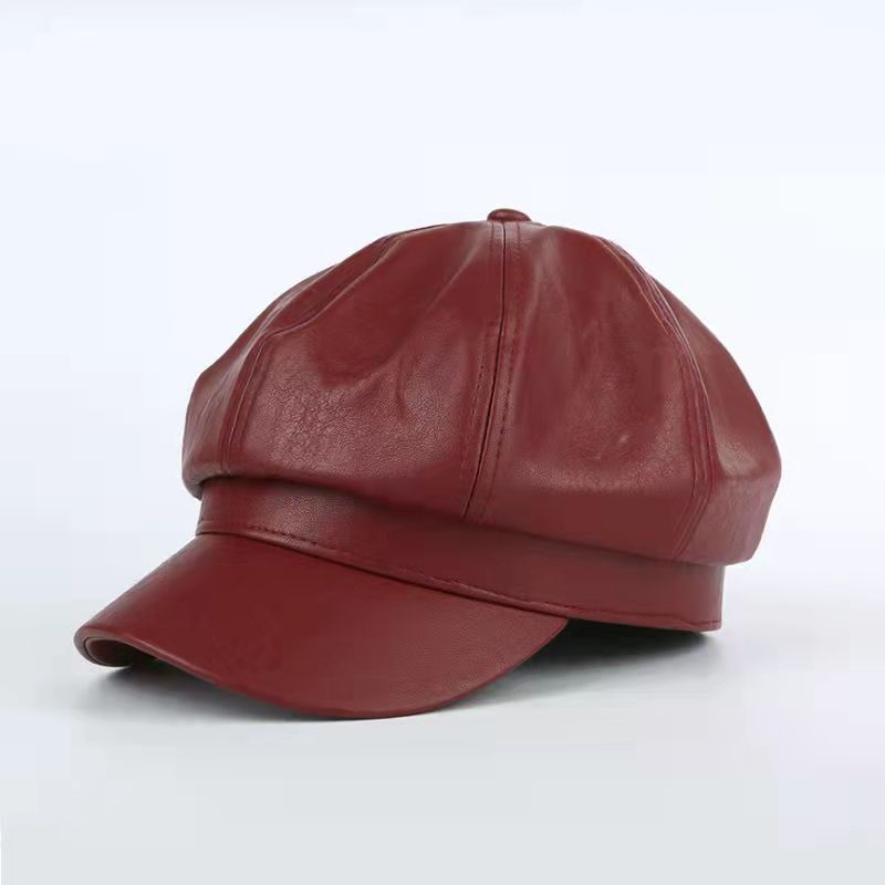 Klassieke retro glenncheck flat cap geruite pet in wolblend Zwart
