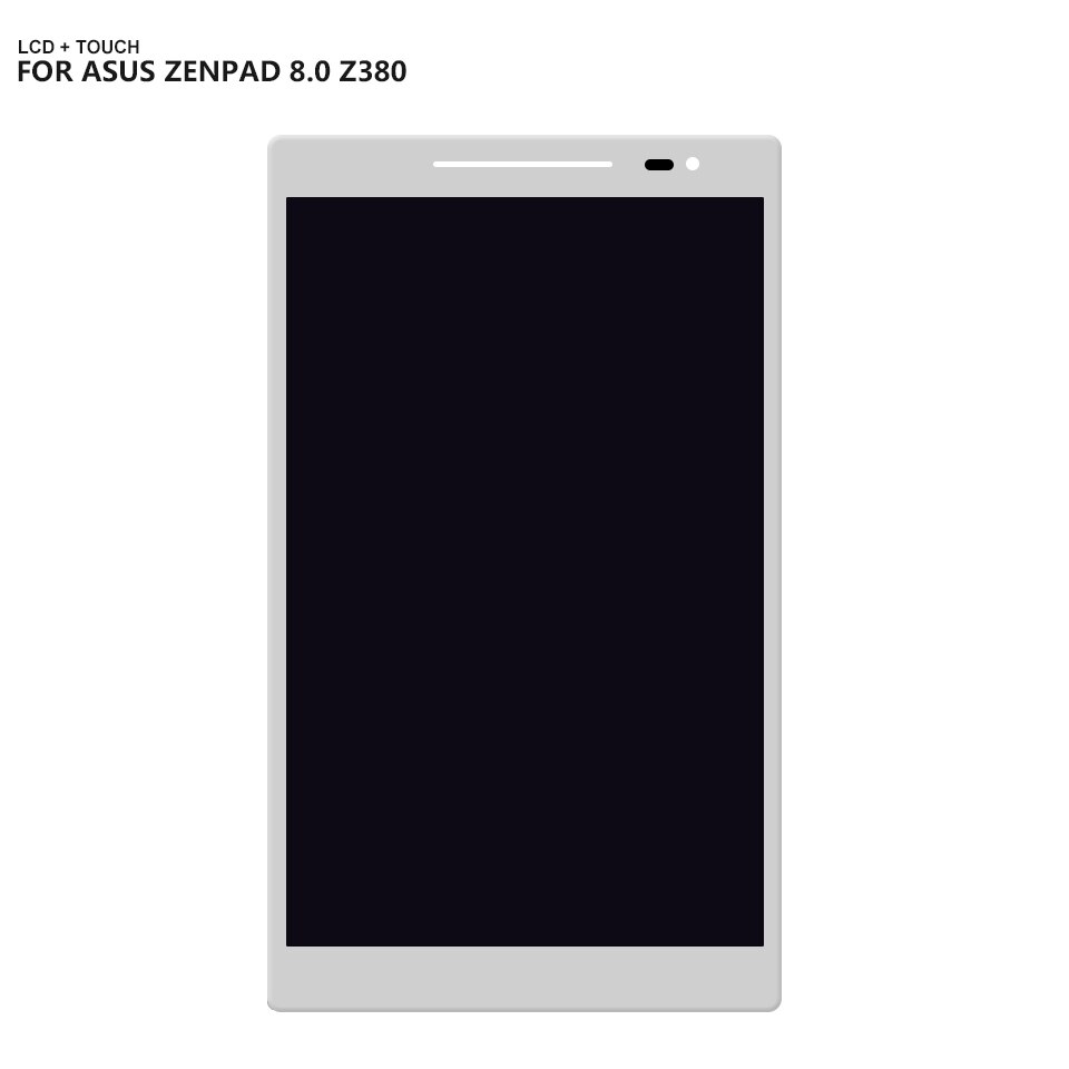 Für ASUS Zenpad 8,0 Z380KL Z380 LCD Display Touch Screen Panel Digitizer Montage mit kostenlose tools