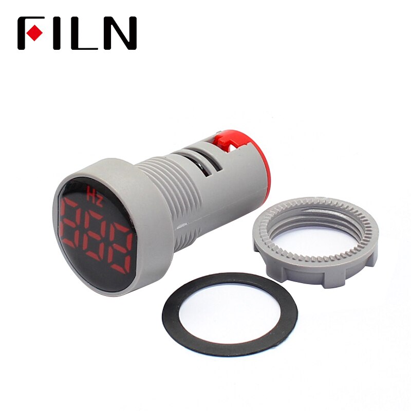 22mm led display  ac 20-500 vhertz digitalmeterindikator lys panel display rød gul grøn led
