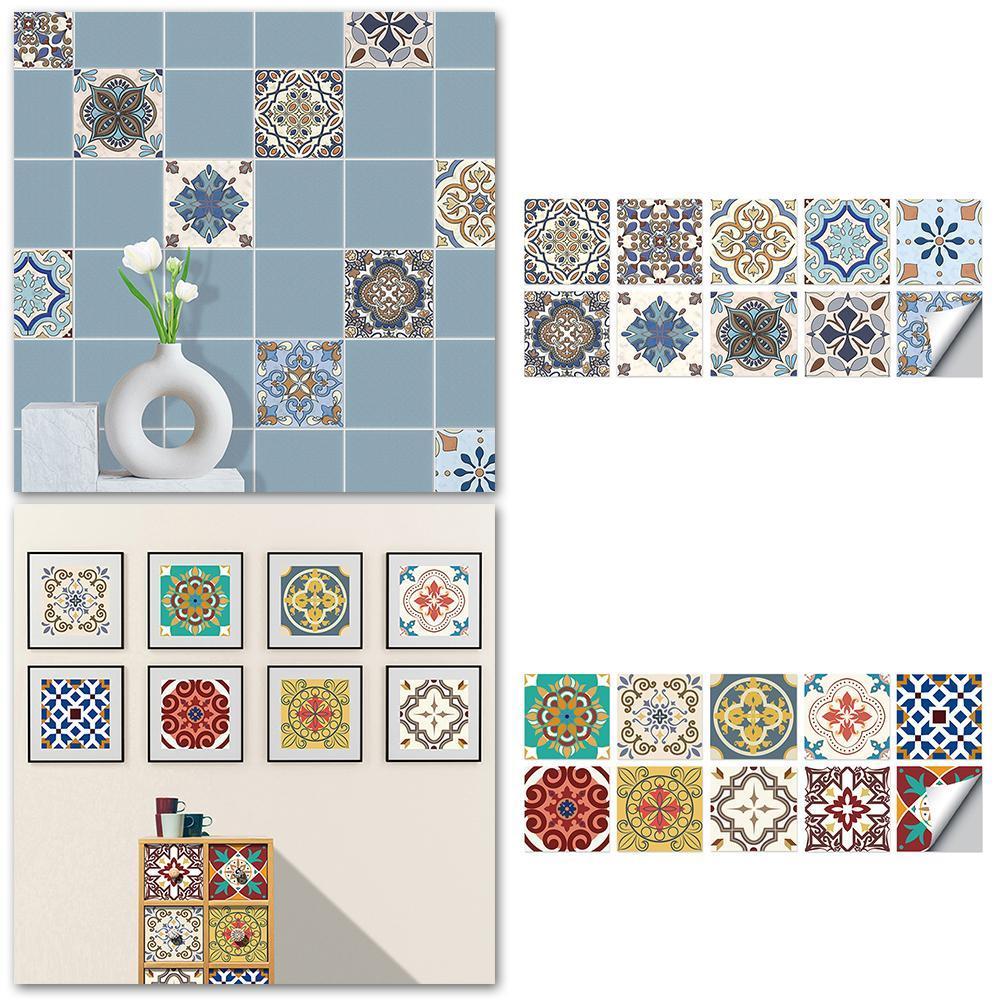 15*15cm keuken olie- en waterdicht badkamer sticker trap stereo meubel sticker keramische tegel sticker decoratie wa  h6 m 1