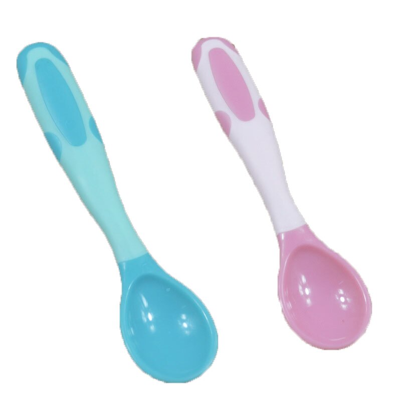 Children's Tableware Soft Silicone Spoon Baby Feeding Tool Training Eating Deformable Table Spoon Silicone Kitchenware Gadget