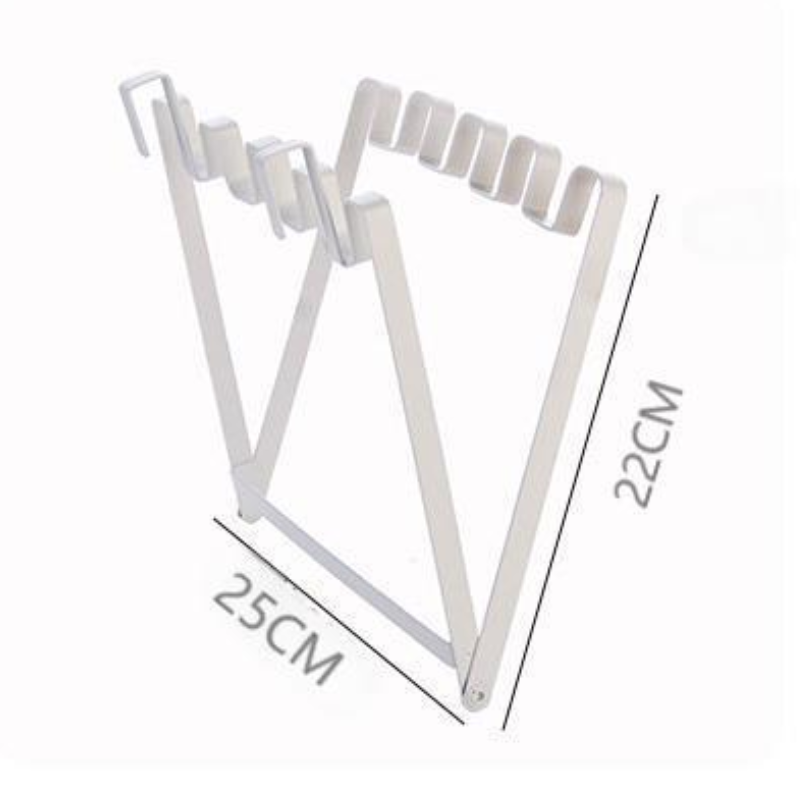 Kitchen Cabinet Hanging Foldable Trash Bag Rack - Outdoor Trash, Kitchen Trash Hanging Rack, Suitable for Different Sizes of Pla