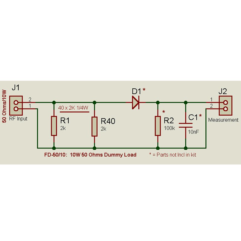 10W 50ohm load dummy load