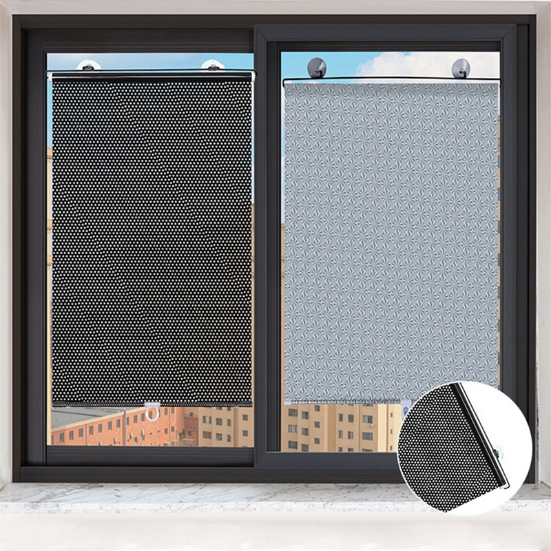 Versenkbare Sonnenschirm Roller Vorhang Sommer Auto Sonnenschirm Hause Sonnenschutz Vorhang Wärmedämmung Shutter Mesh Schatten Vorhang