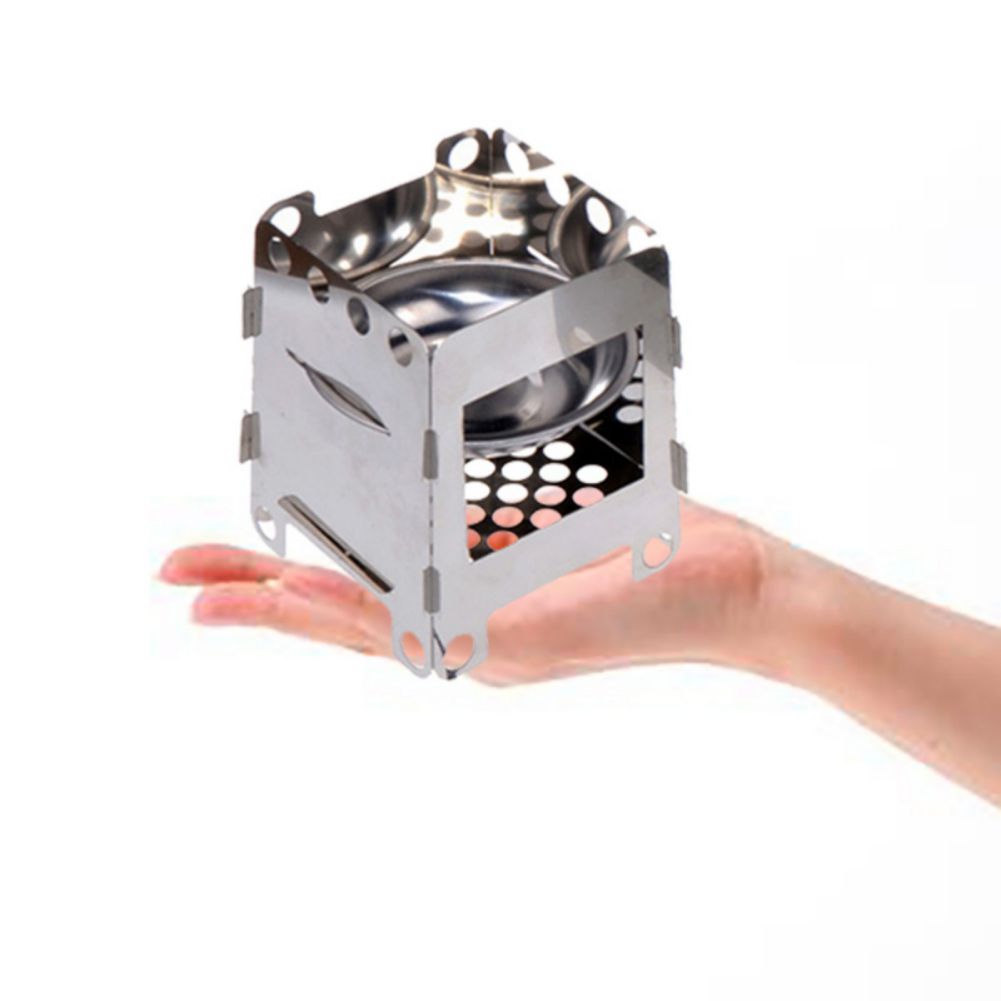 Portable Wood Burning Camping Stove Camping Stove Folding Safety BBQ Stove