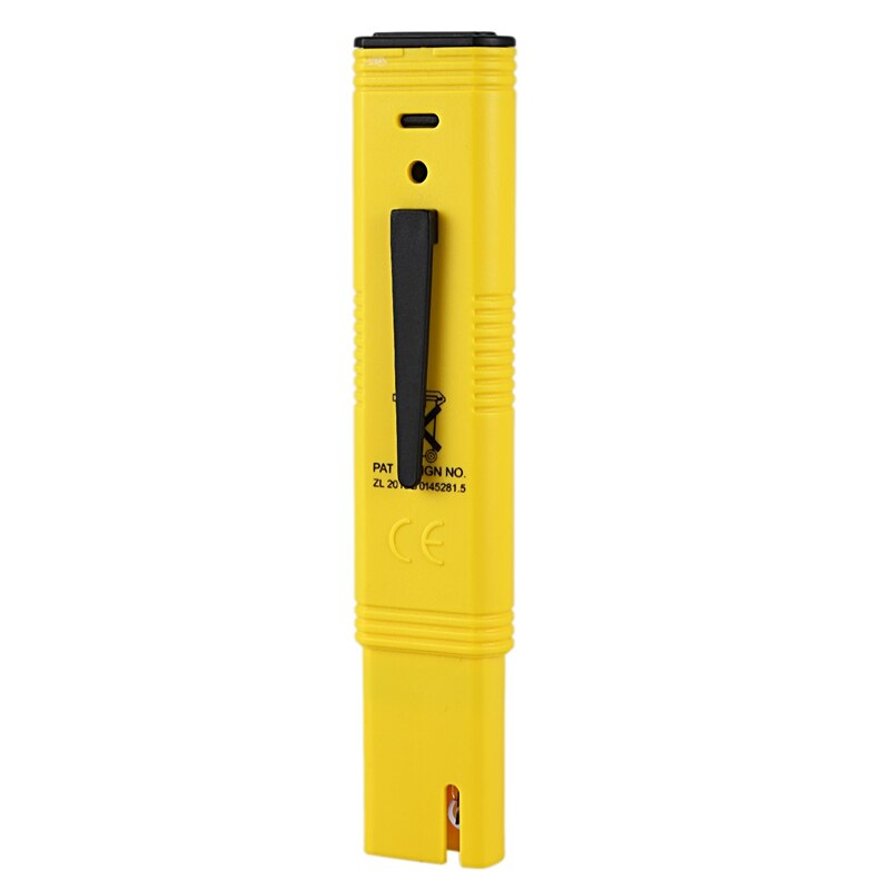 LCD Pocket Digital Ph Meter Tester Hydroponics Pen Aquarium Pool Water Test yellow