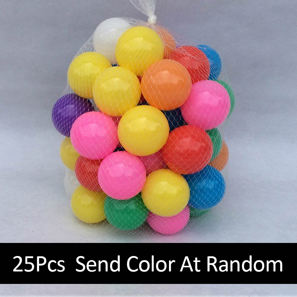 25-200 Pcs Plastic Ball Eco-Friendly Colorful Balls Soft Kid Swim Pit Toy Outdoor Beach Ocean Wave Ball Water Pool Children Toys: WJ3251E