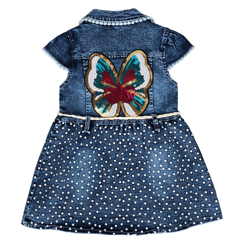 3-6Years Children Kids Little Girls Denim Vest Dress Jacket Spring Autumn Vest Coat