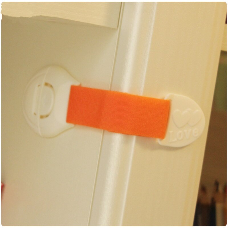 5 Pcs/lot Candy Colors Multi-function Baby Safety Products/Safety Lock: orange
