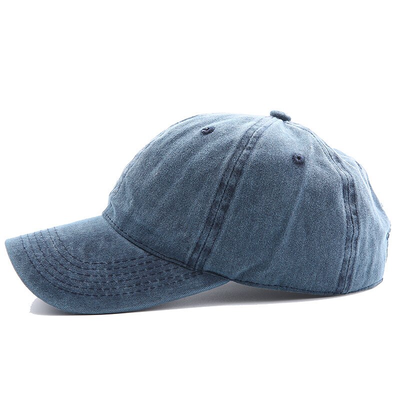 Solido Tinta Unita di Colore Cotone Lavato Berretto Da Baseball Delle Donne Degli Uomini di Casual Regolabile All'aperto Trucker Cappelli di Snapback Dropshipping Visiera di Sun