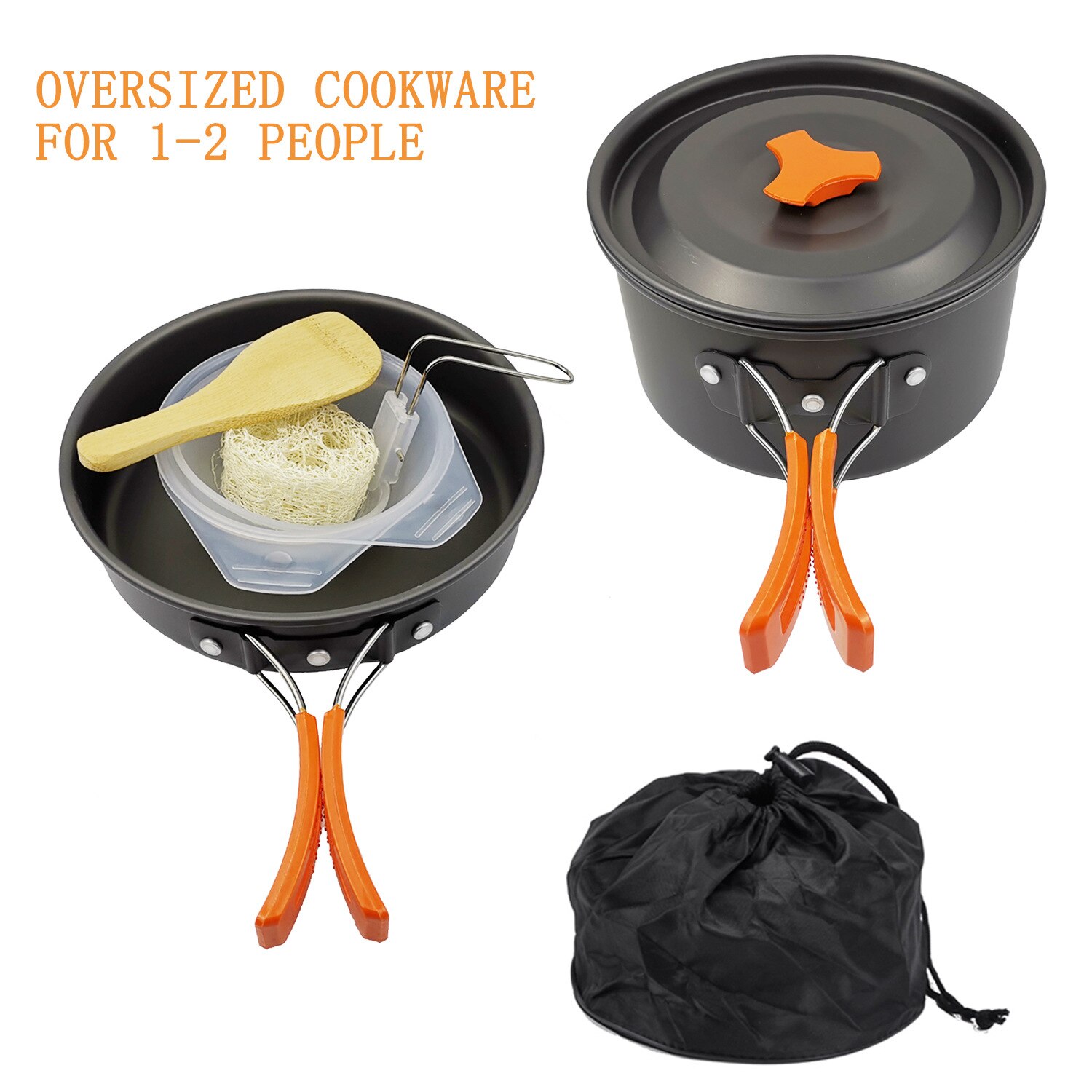 Camping Keuken Pannenset Outdoor Pot Servies Kit Koken Pan Reizen Bestek Gebruiksvoorwerpen Wandelen Picknick Apparatuur