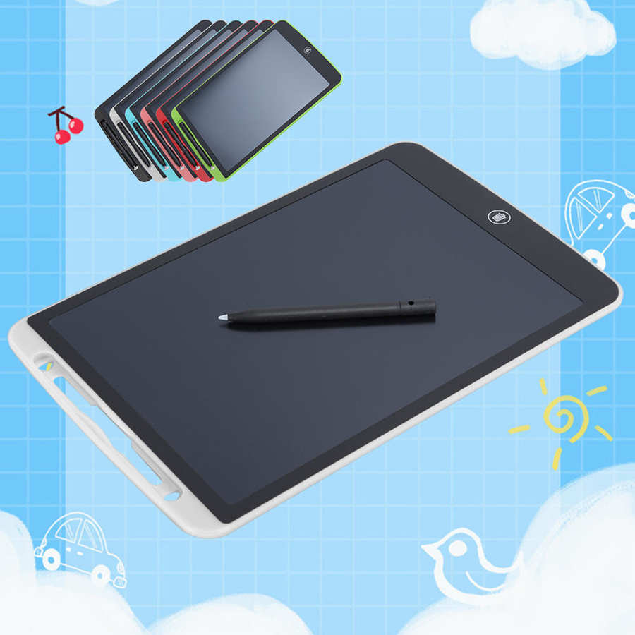 12 ''Lcd Schrijven Pad Licht Energie Elektronische Schoolbord Handschrift Tekentafel Digitale Grafische Tablet Met Pen Schrijven Tafel