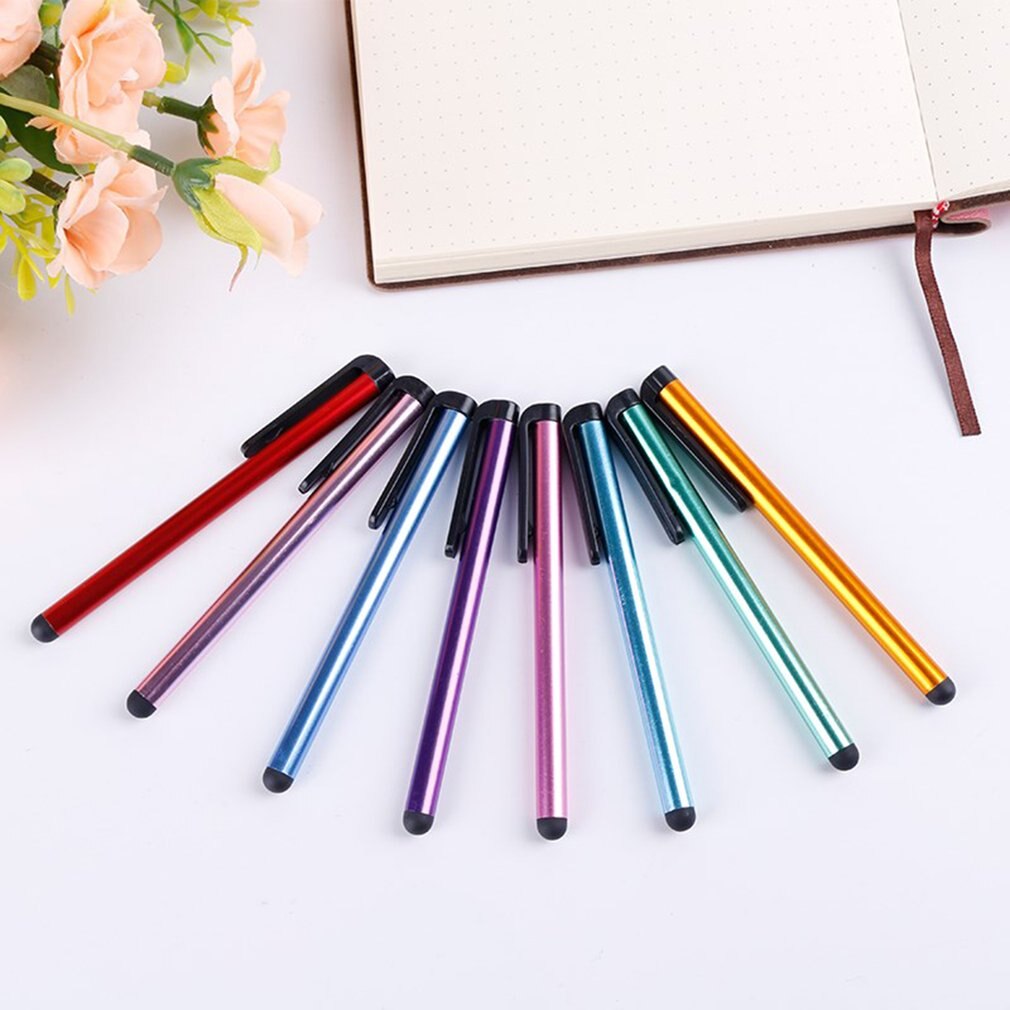 10 Stuks Universele Capacitieve Stylus Pen 7.0 Universal Stylus Touchscreen Pennen Willekeurige Kleur Voor Ipad Mobiele Telefoon