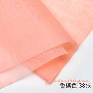 38 Pcs Cotton Paper Flower Wrapping Paper Florist Flower Bouquet Translucent Lining Paper Handmade Folding Flower Material: 16