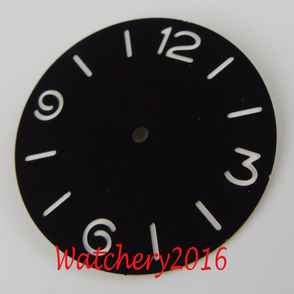 Nologo 38.5Mm Horloge Sandwich Dial Fit 6497 6498 Beweging: Luminous Dial