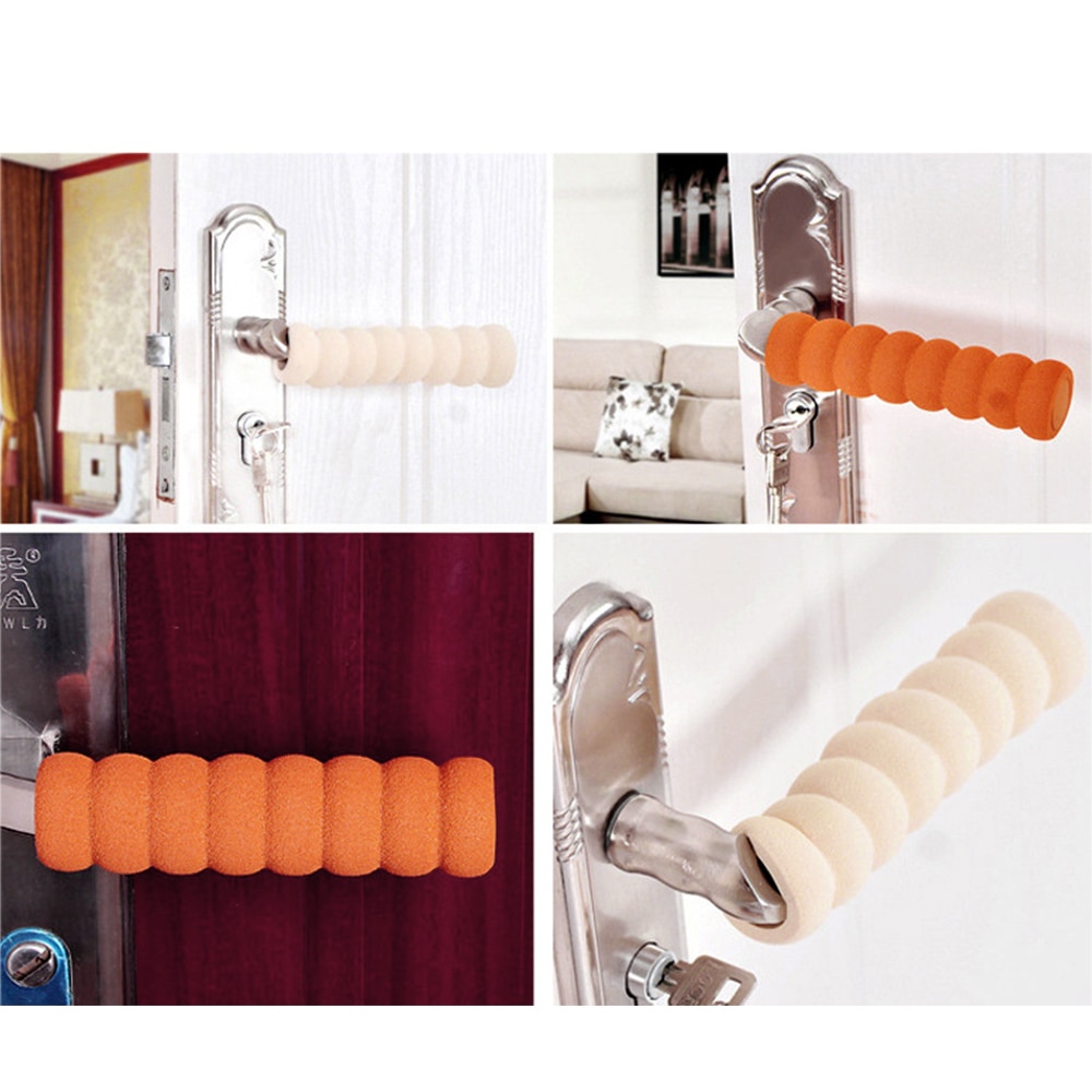 Bouton de porte couvre mousse souple poignée de porte bouton couvercle protecteur statique-libre bébé sécurité protection maison accessoires silicone
