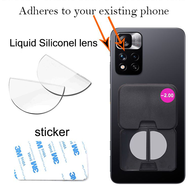 Anti Blue Light Stick-on Magnification Bifocal Lenses Adhesive Stick Reading Lenses Reusable for Safety and Sunglass 1.25 1.75: WHITE / +125