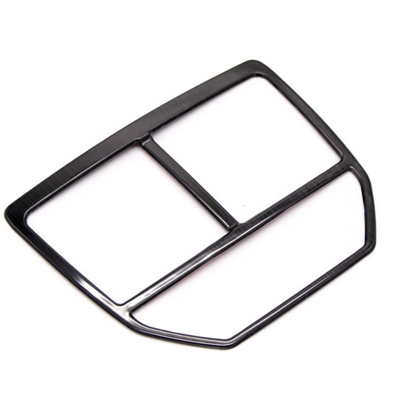 Pour Peugeot 3008 3008 GT Intérieur En Acier inoxydable Arrière Climatisation Évent Sortie Garniture 1 pièces de Voiture: black