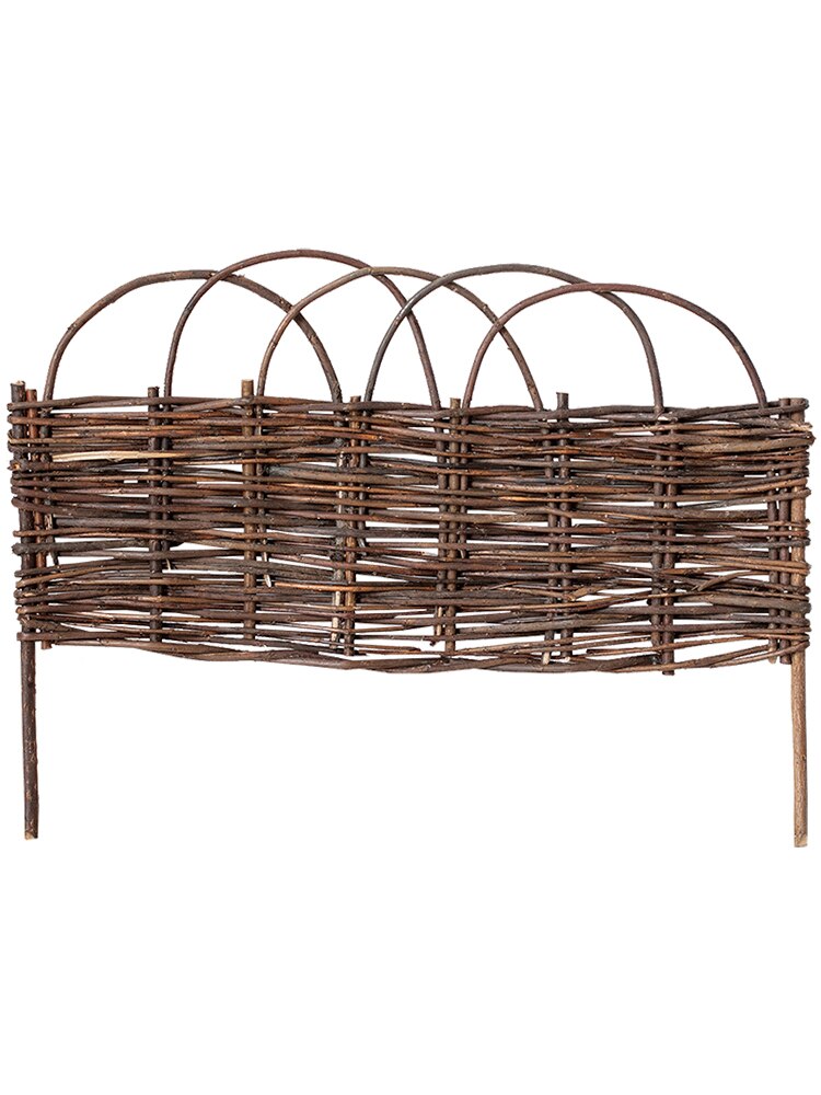 outdoor decor handcrafted wicker fence