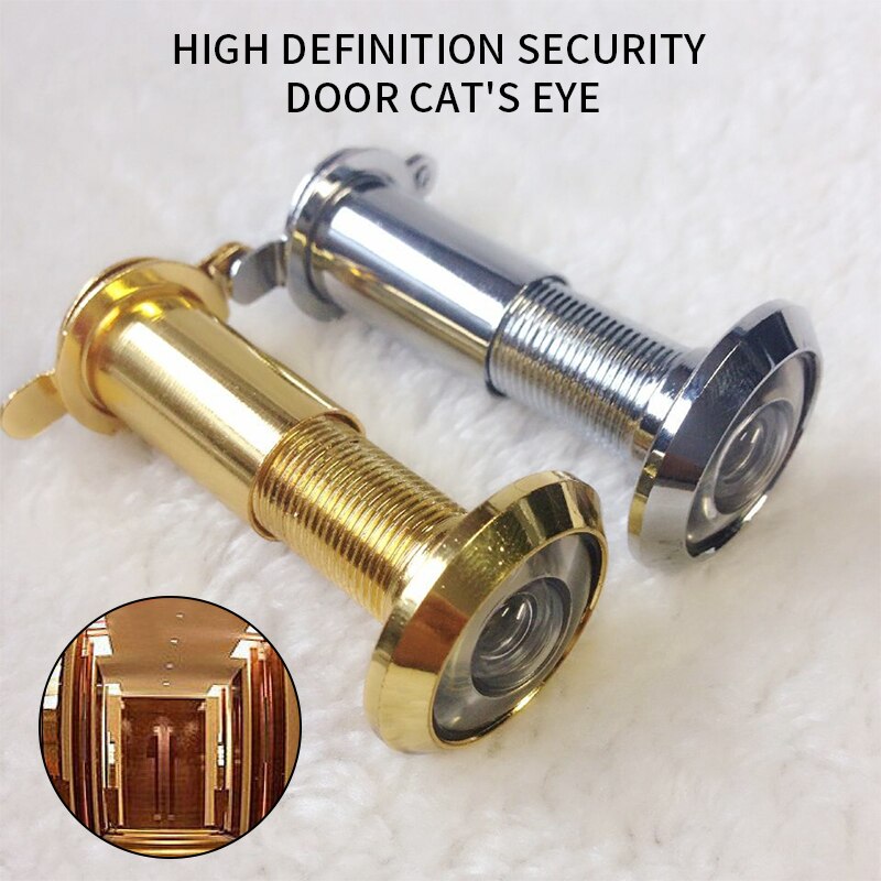 220 degrés grand Angle de vision visionneuse de porte couverture de confidentialité sécurité porte oeil visionneuse matériel # Z