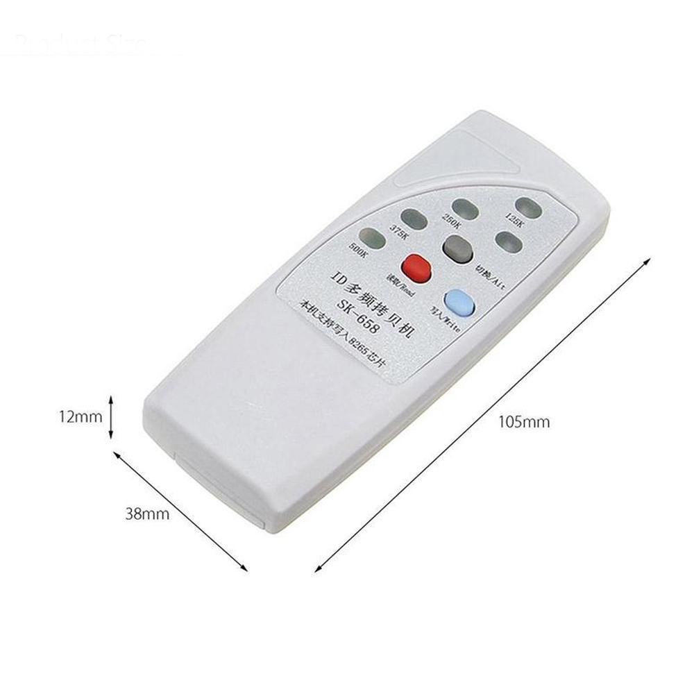 Lector de tarjetas RFID de mano I-D copiadora portátil Control de acceso con 6 tarjetas/etiquetas Kit llave tarjeta mando a distancia