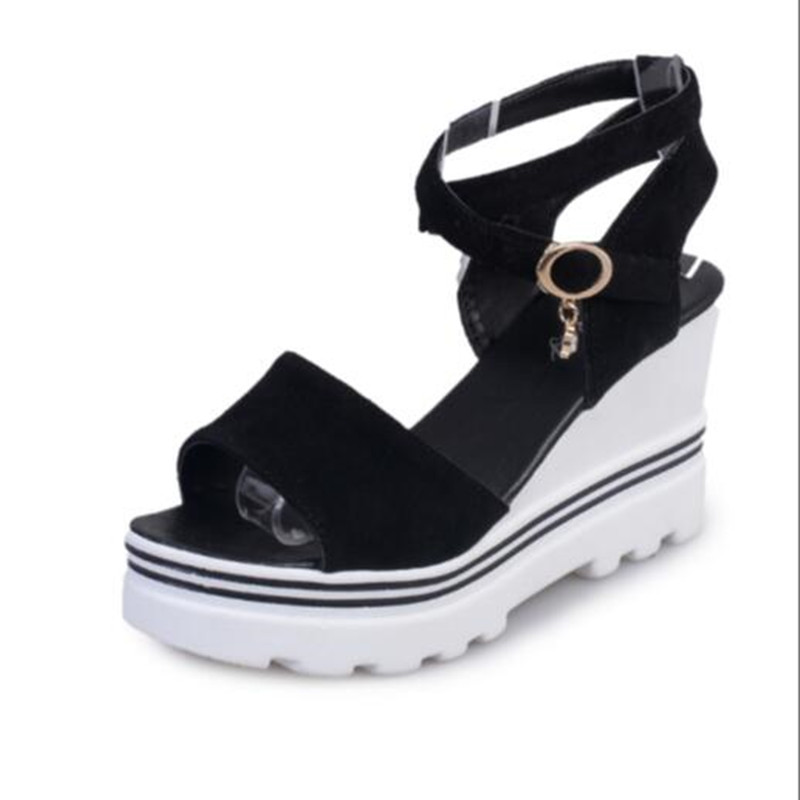 Sandaler sommar dam sandaler dam sandaler kilar mun romerska sandaler mocka skor höga klackar damskor