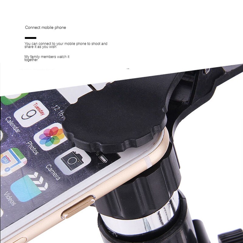 Professionele Zoom Astronomische Telescoop Met Telefoon Clip Hd Nachtzicht 90X Refractieve Diepe Ruimte Maan View Monoculaire Telescoop