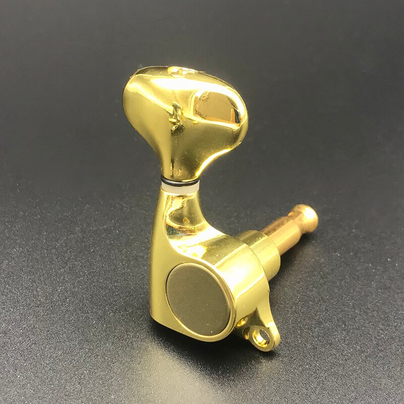 6 stuks fishtail-knop stemmechanieken met verzegelde tandwielen voor akoestische elektrische gitaren: Goud 6r