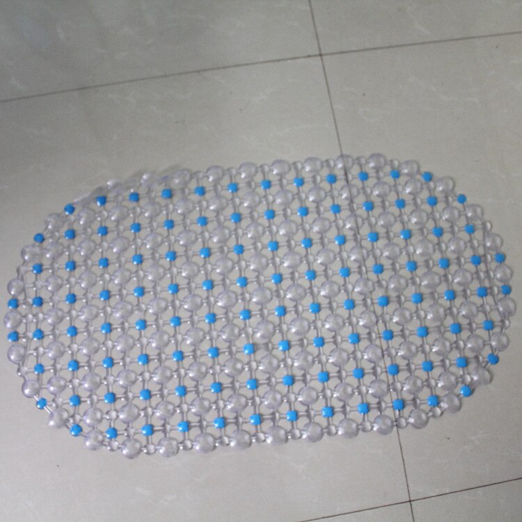 Kleurrijke badkamer badmat groot sterke zuigkracht antislip vinyl rubber bad douche mat kleurrijke stippen pvc pad: 4