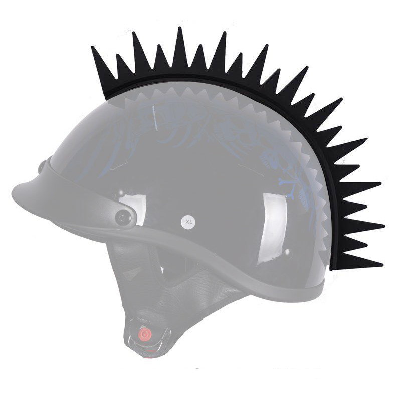 Punk motorcykel hjelm savklinge warhawk mohawk til motorcykler sportscykler snavs-cykler snescootere krydsere og