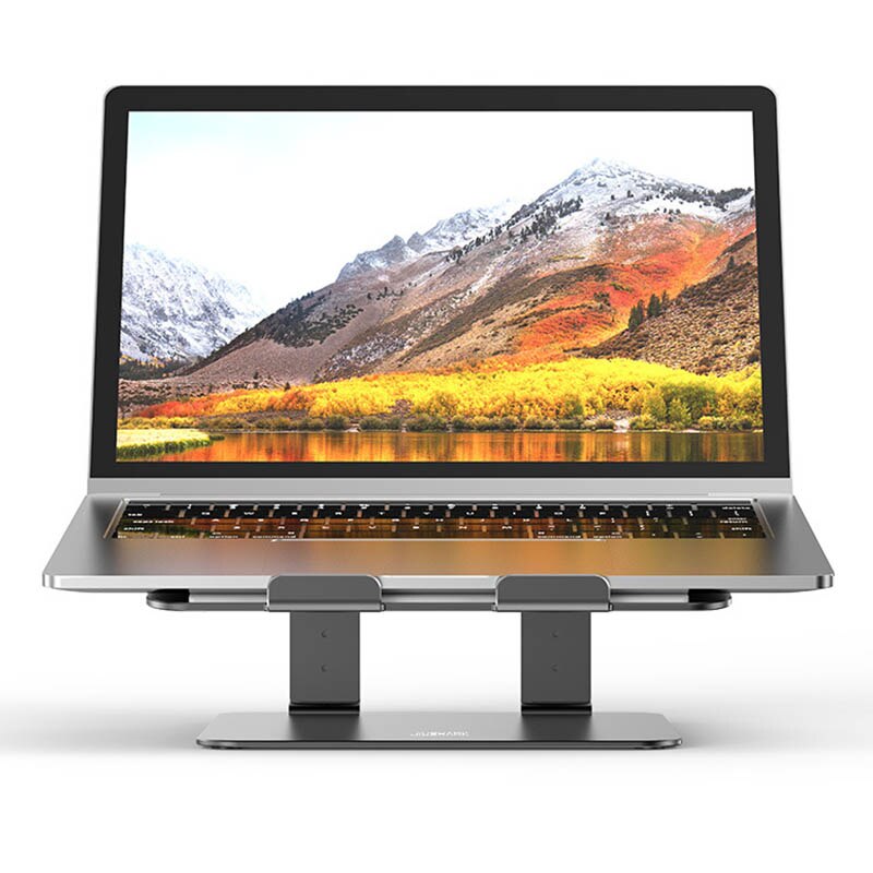 Jiushark stationär bärbar datorstativ ergonomisk aluminiumhållare för bärbara datorer för bärbar dator justerbar hållare för bärbara datorer under
