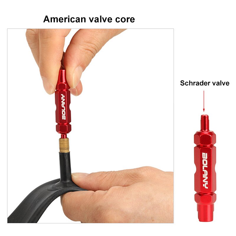 Double-head Bicycle Wrench Valve Core Disassembly Tool Multifunction Valve Core Removal Tool Wrench Disassembly Tubeless Tool