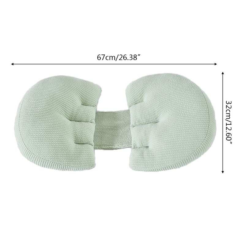 Maternité confortable oreiller femme taille du ventre soutien lombaire coussin pour le sommeil latéral 95AE