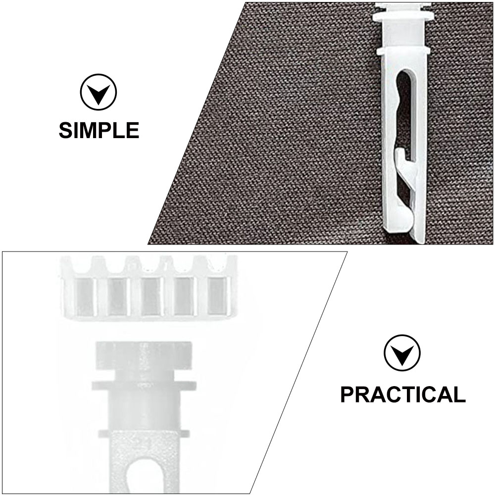 12 Pcs Plastic Curtain Pulley Accessories Replacement Pulley Kit For Home Decor Vertical Blinds Repair Parts Household Slats