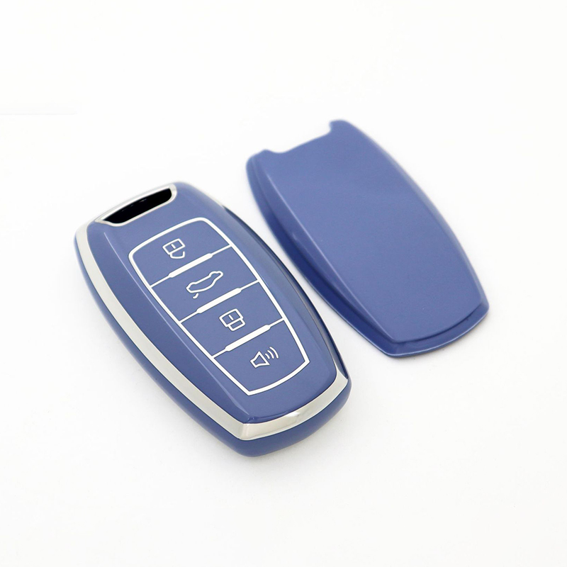 Para haval jolion pairar f7 f7x h6 h7 h9 f5 h2s macio tpu caso chave remota do carro capa protetor acessórios automóveis escudo fob titular: CINZA