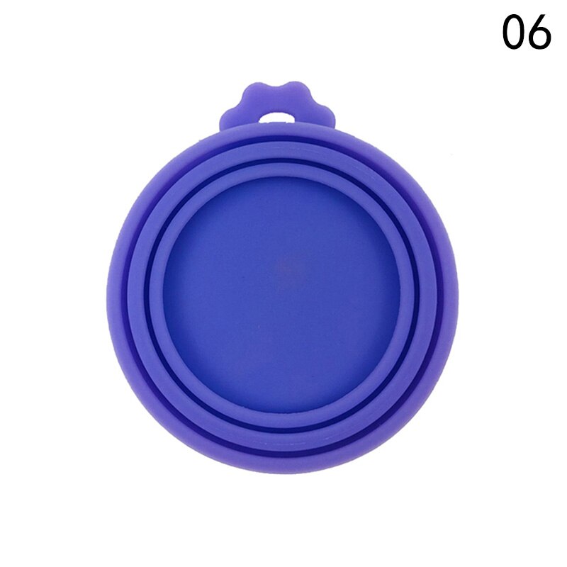 Tapa de silicona reutilizable para almacenamiento de comida, sellada, para cachorros, perros y gatos, suministros de salud para mascotas: 6