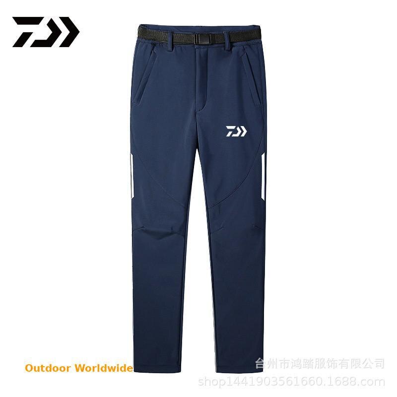 Daiwa Outdoor Vissen Broek Mannen Winter Anti-Uv Warm Houden Waterdichte Broek Sportkleding Vissen Kleding Casual Sport Broek: 31 / S