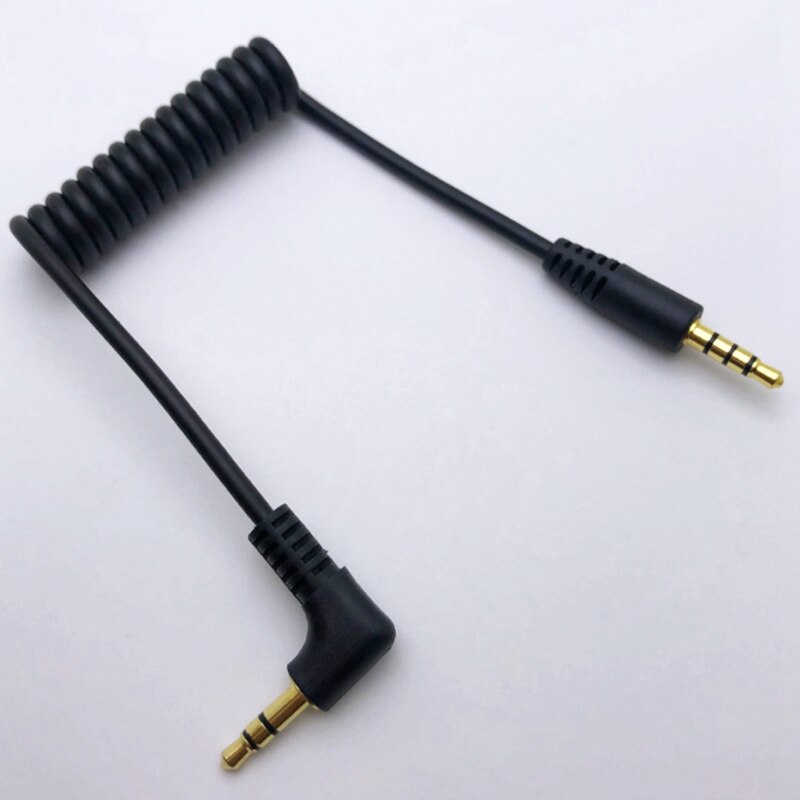 3.5mm Audio Cable - Dual Male 3.5mm TRRS to TRS Universal Cable for Microphones