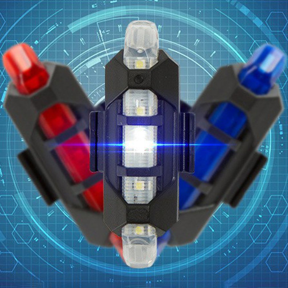Luces de tráfico de bicicleta de montaña luces intermitentes para montar en bicicleta luces de carga Usb luces de advertencia traseras luces traseras de bicicleta de noche luces traseras