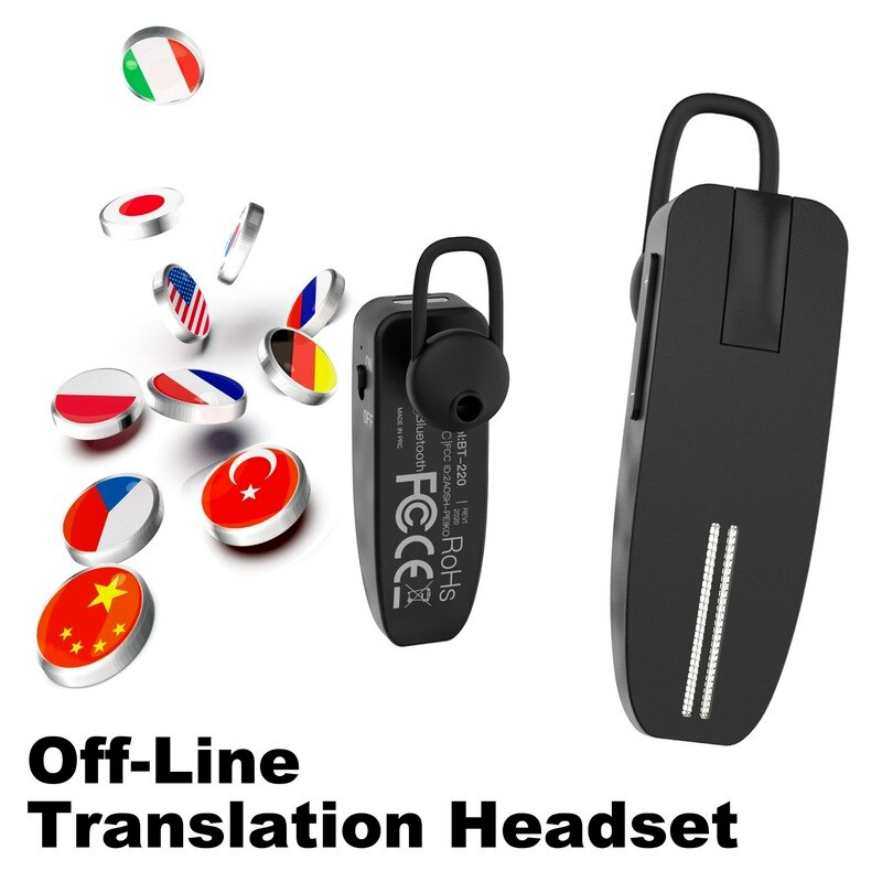 Peiko Smart Online Foto Vertaler Vertaler Vertaler Direct Draadloze Bluetooth Vertaler Headset Reizen Business