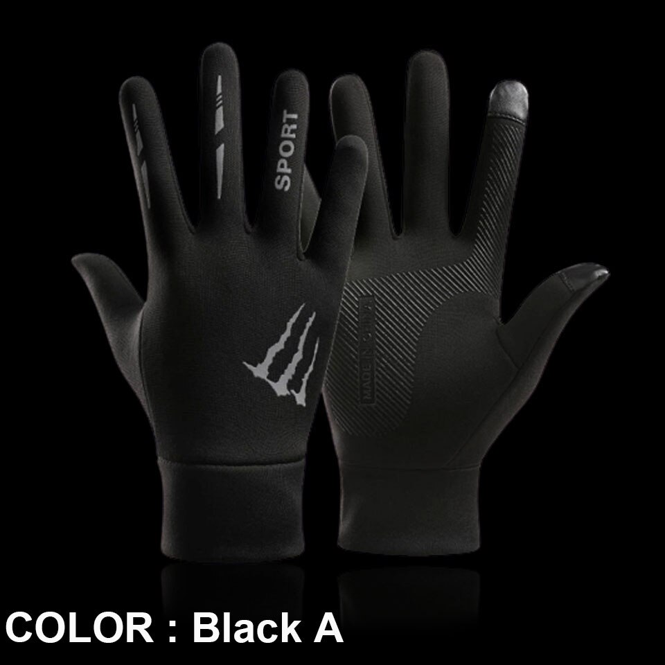 Gants De Pêche Hiver Polaire Antidérapants Avec Écran Tactile - Gants Chauds Plein Air Pour Homme Et Femme