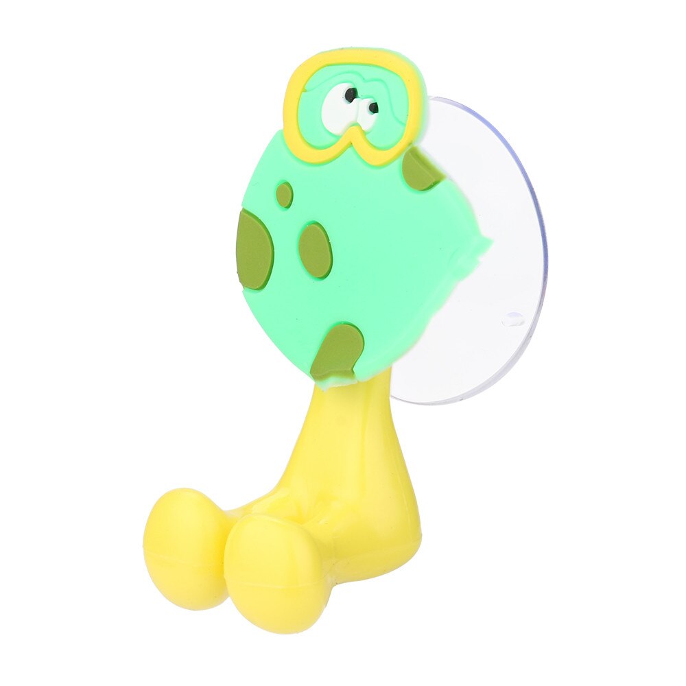 Newest 3D Cute Cartoon Kids Toothbrush Toothpaste Holder Wall Mounted Suction Cup Bathroom Decor Wall Mount Stand 3: B